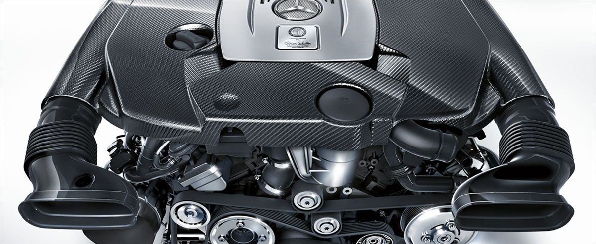 Mercedes Maybach S600 Guard engine