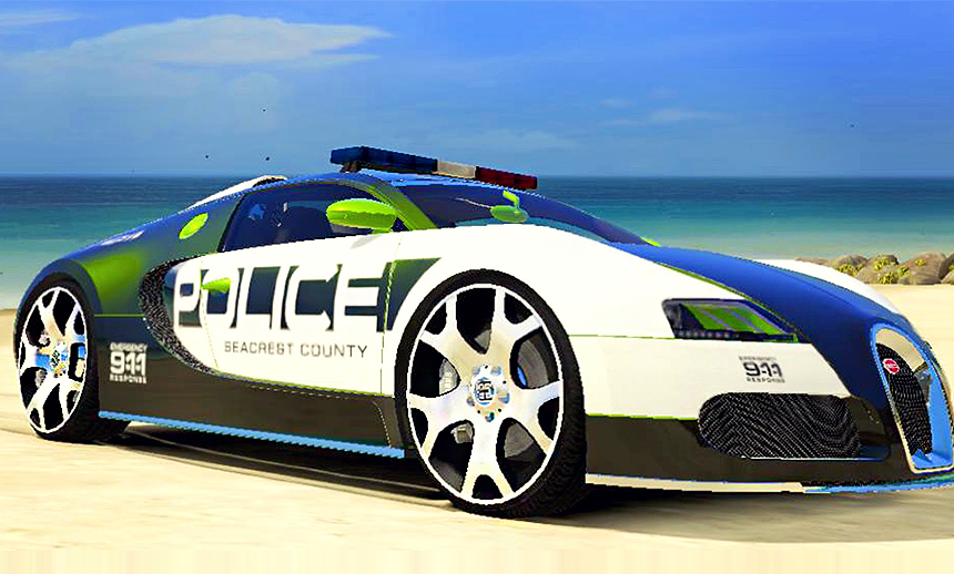 bugatti veyron american police car