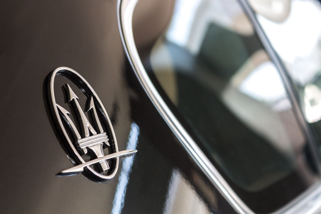 Maserati GranTurismoS model and badging