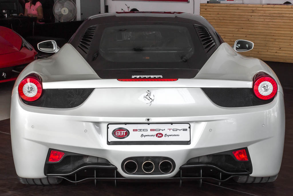 Ferrari 458 Italia Rear view