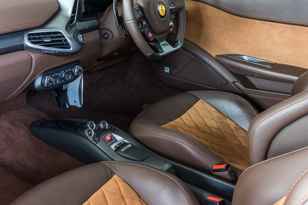 Ferrari 458 Italia Right Corner front view