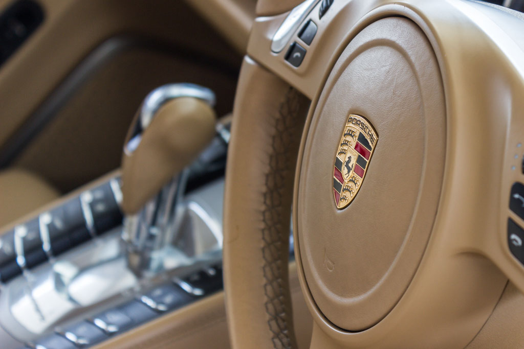 Porsche Panamera 4S model and badging