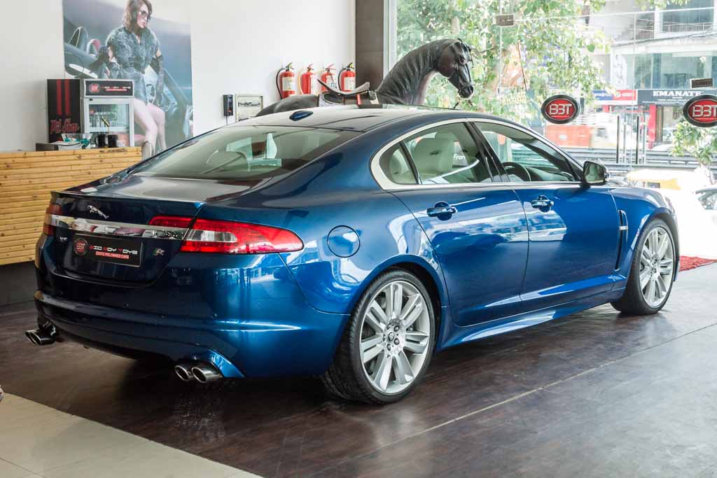 Jaguar XFR rear right view
