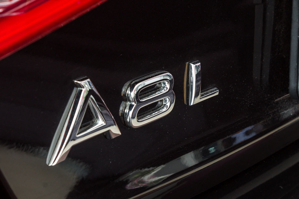 Audi A8 L model and badging 2