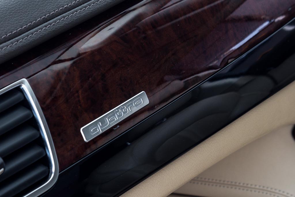 Audi A8 L model and badging3