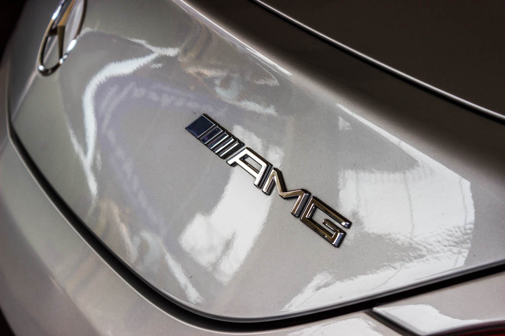 Mercedes- Benz SLS AMG model and badging