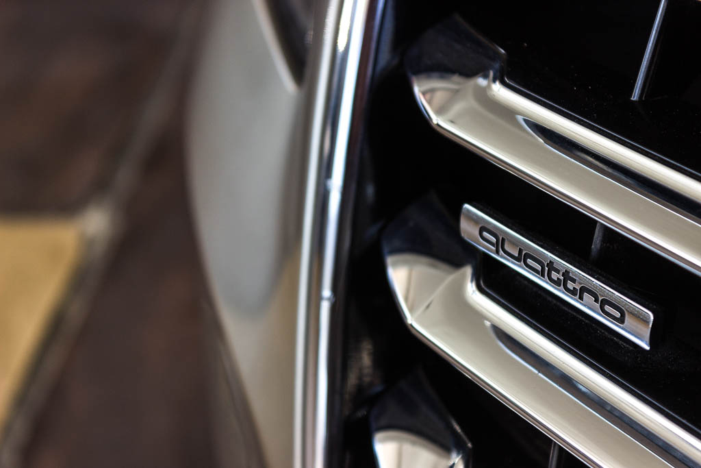 Audi A8 L model and badging