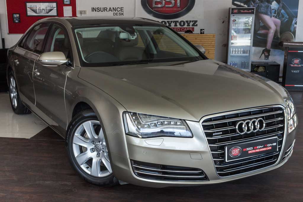 Audi A8 L front right side view