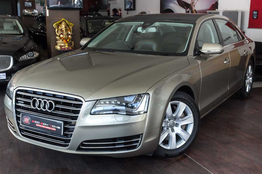 Audi A8 L front left side view