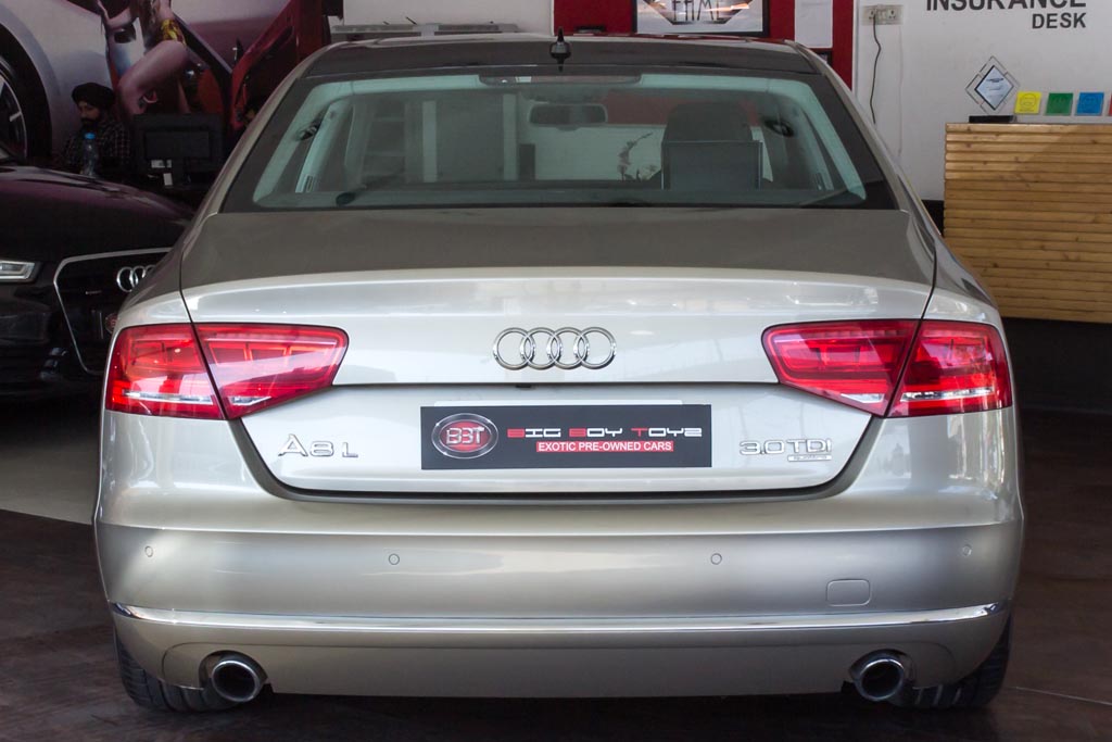 Audi A8 L back view