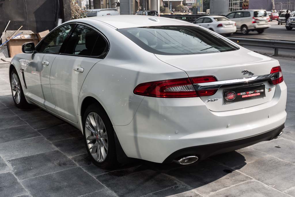 Jaguar XF rear left view