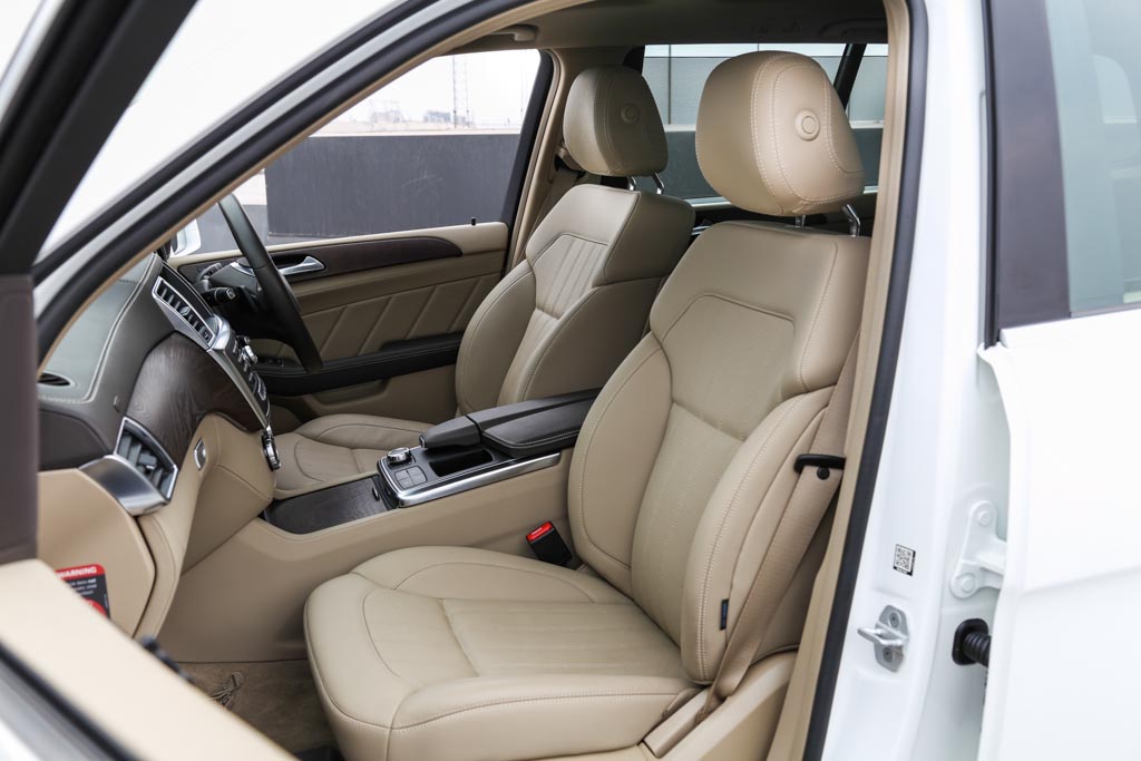 Mercedes-Benz GL350 CDI door view of front seats 1