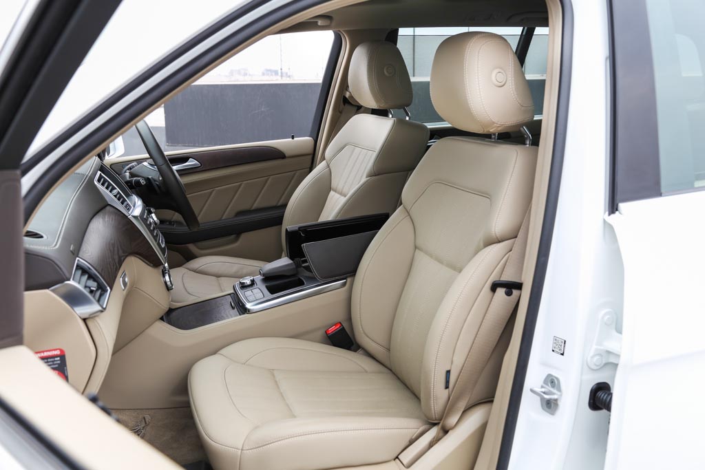 Mercedes-Benz GL350 CDI door view of front seats 2