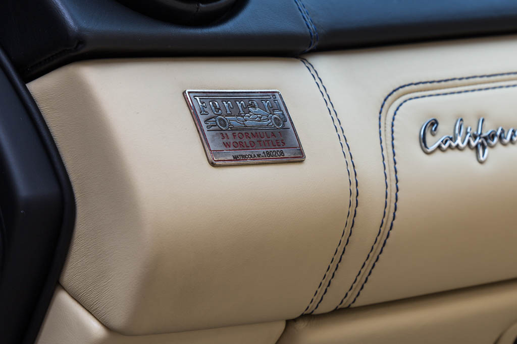 Ferrari California upholestary