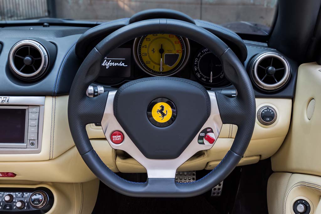 Ferrari California steering wheel