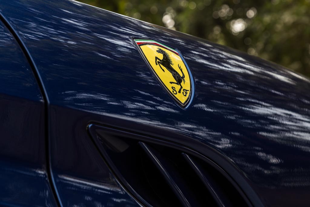 Ferrari California model and badging