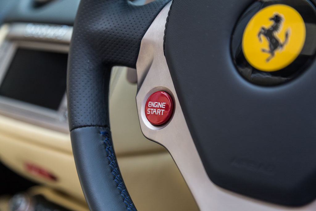 Ferrari California steering wheel