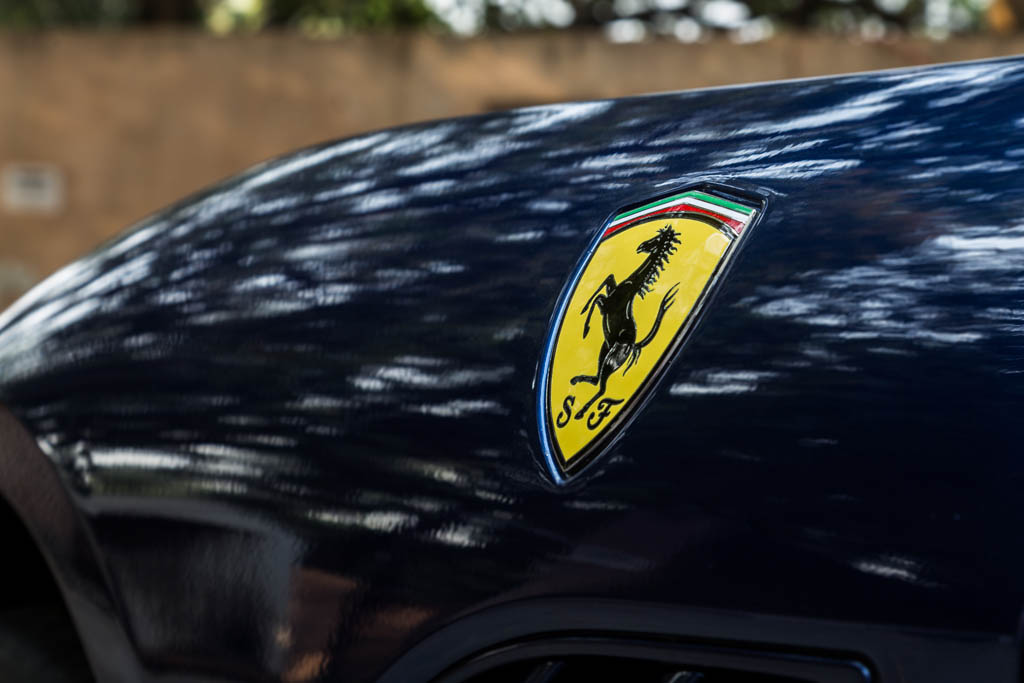 Ferrari California model and badging