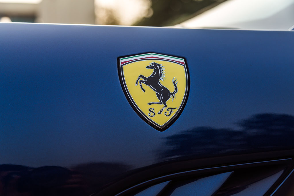 Ferrari California model and badging