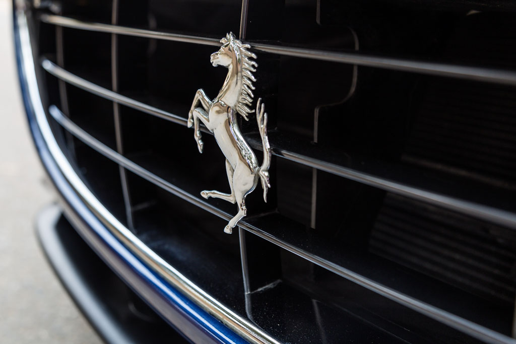 Ferrari California model and badging