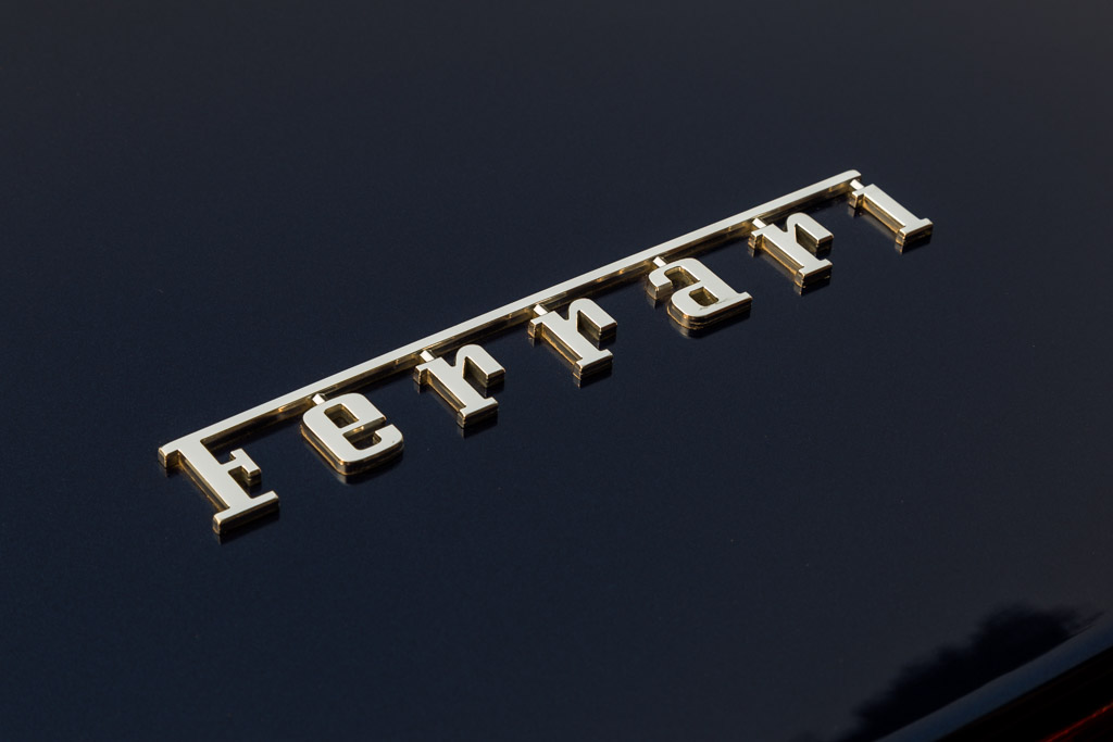 Ferrari California model and badging