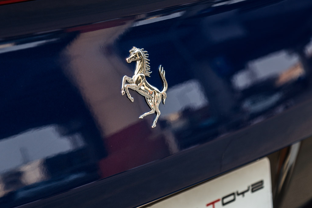 Ferrari California model and badging