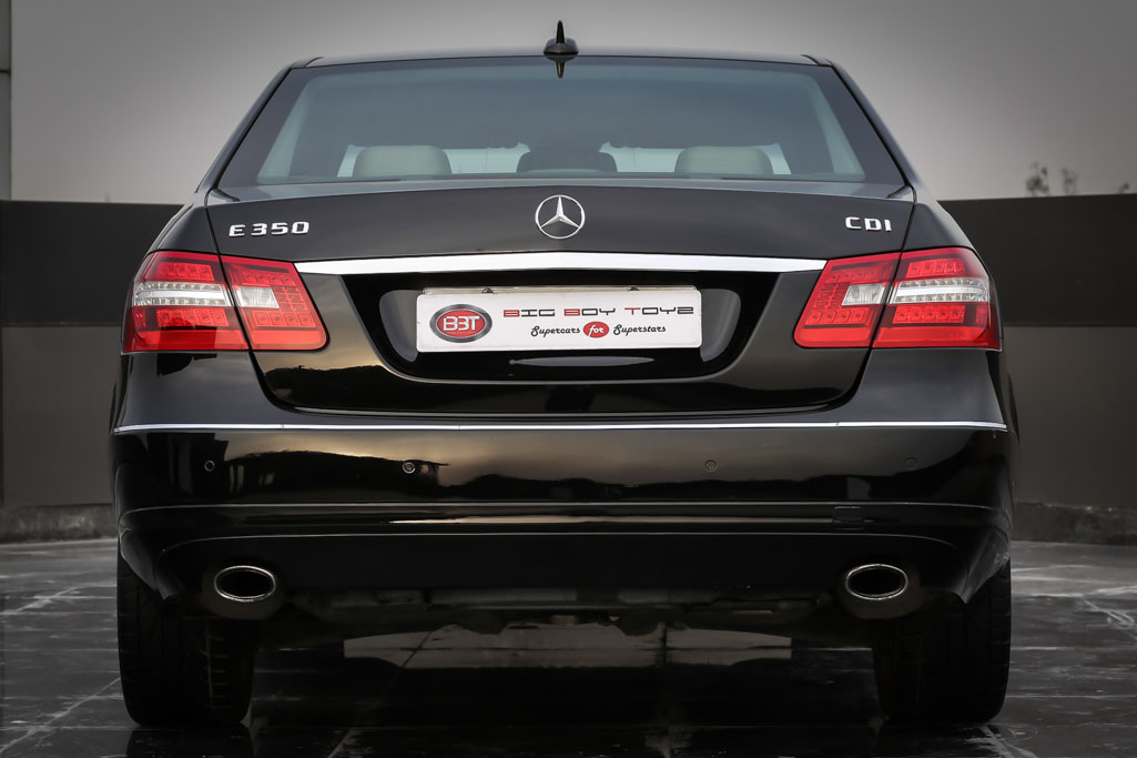 Mercedes Benz E350 CDI rear view