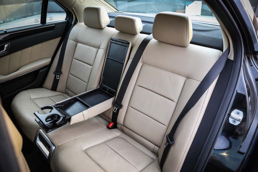 Mercedes Benz E350 CDI door view of rear seats 2