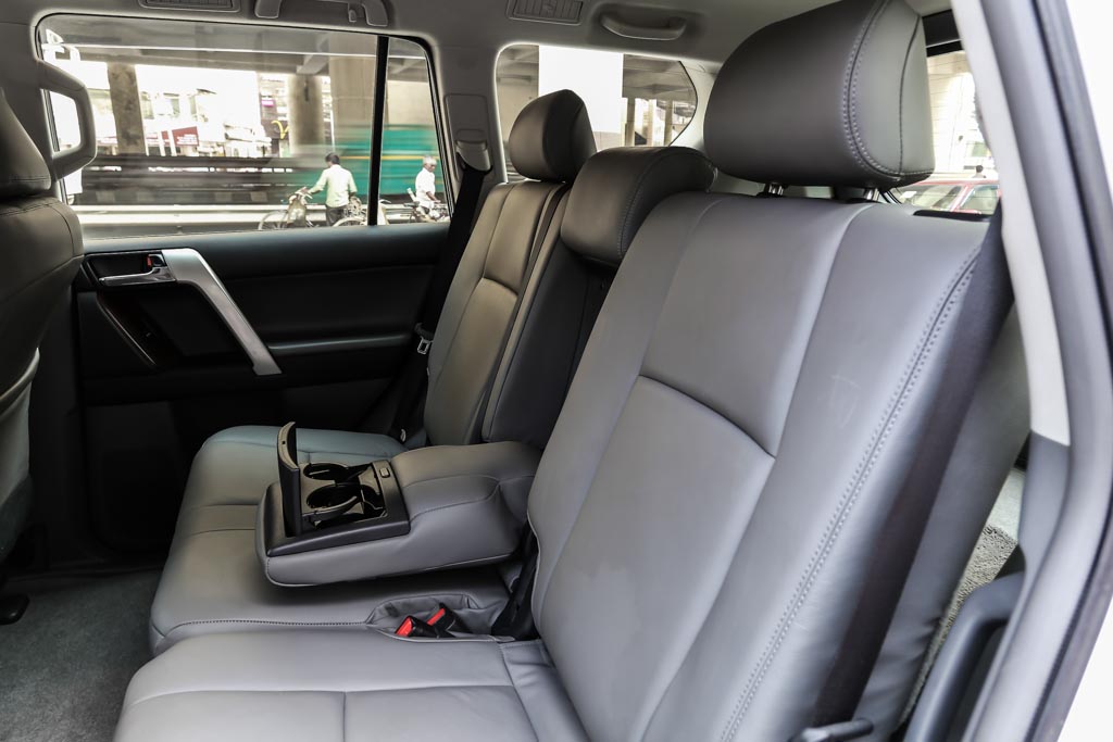 Toyota LandCruiser Prado VXL door view of rear seats 1