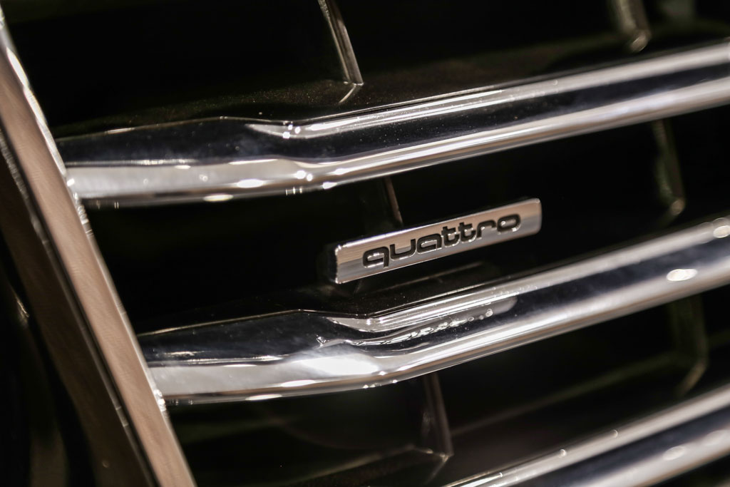 Audi A8 L model and badging