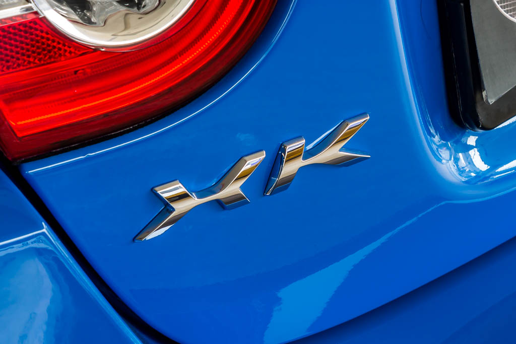 Jaguar XKR-S model and badging