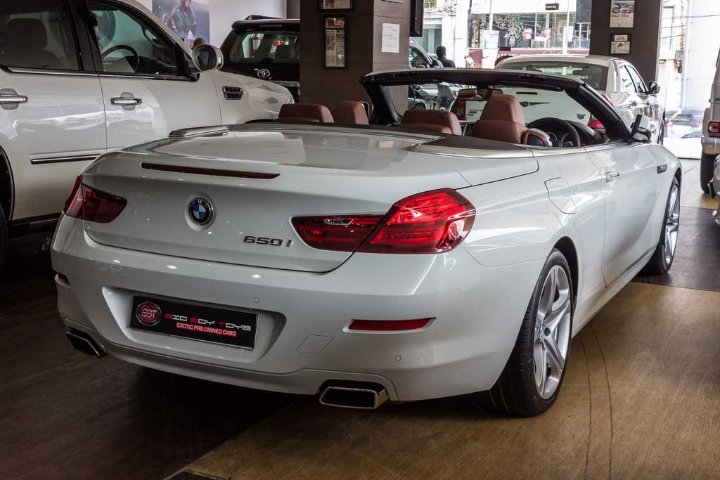 2012 Used BMW 650i 'Convertible' for sale in India, 18500 km Driven ...
